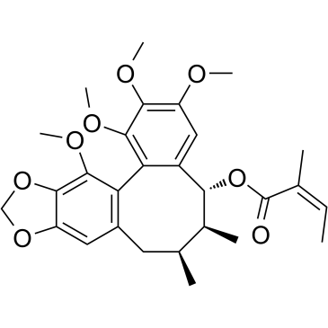 Angeloylgomisin O Chemical Structure