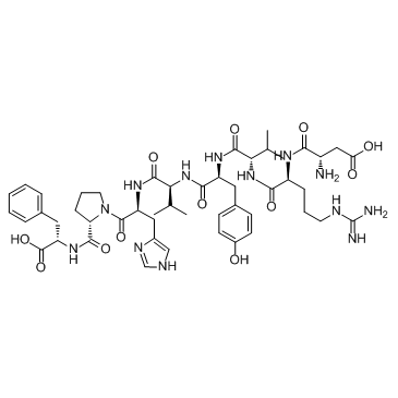 Angiotensin II 5-valine Chemical Structure