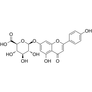 Apigenin-7-glucuronide Chemical Structure