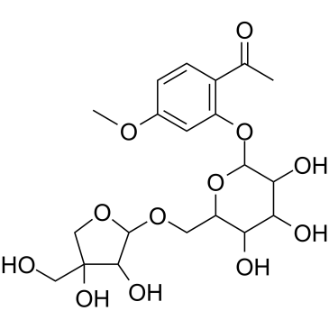 Apiopaeonoside Chemical Structure