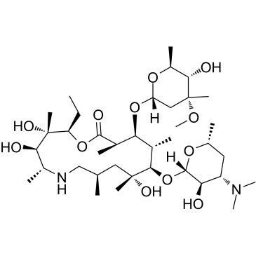 Azathramycin Chemical Structure