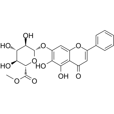 Baicalin methyl ester Chemical Structure