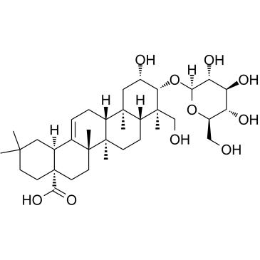 Bayogenin 3-O-β-D-glucopyranoside Chemical Structure