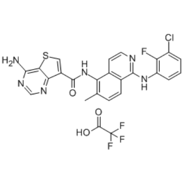 Belvarafenib TFA Chemical Structure