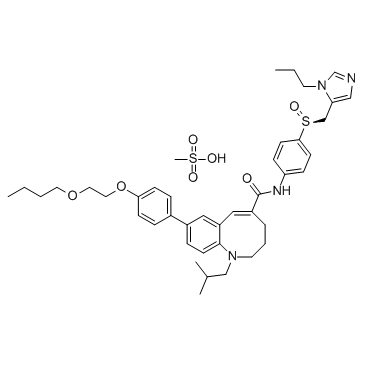 Cenicriviroc Mesylate Chemical Structure