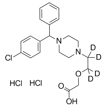 Cetirizine D4 dihydrochloride Chemical Structure