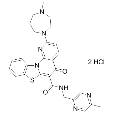CX-5461 dihydrochloride Chemical Structure
