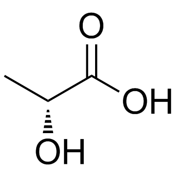 D-(-)-Lactic acid Chemical Structure
