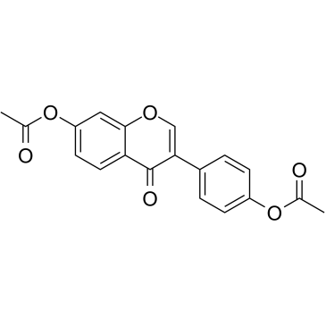Daidzein diacetate Chemical Structure