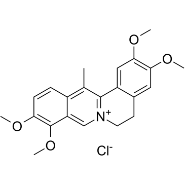Dehydrocorydaline chloride Chemical Structure