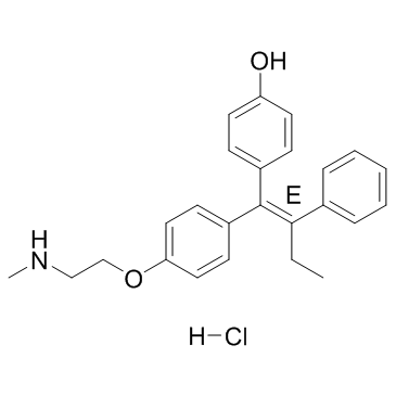 Endoxifen E-isomer hydrochloride Chemical Structure