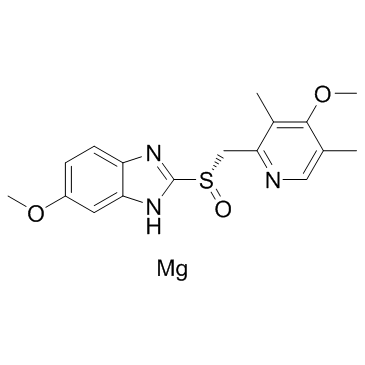 Esomeprazole magnesium salt Chemical Structure