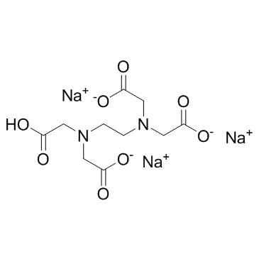 Ethylenediaminetetraacetic acid trisodium salt Chemical Structure