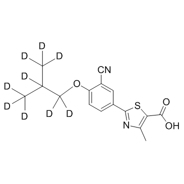 Febuxostat D9 Chemical Structure