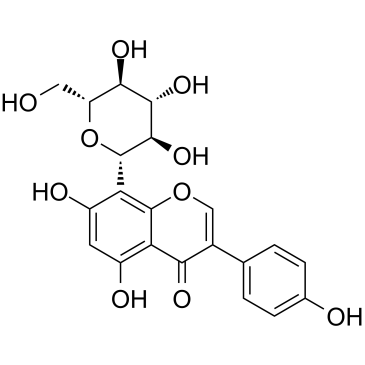 Genistein 8-c-glucoside Chemical Structure