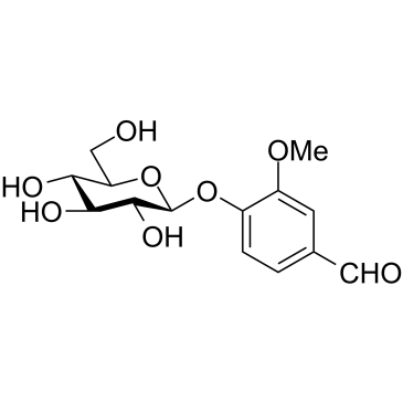 Glucovanillin Chemical Structure