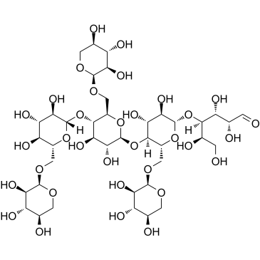 Heptasaccharide Glc4Xyl3 Chemical Structure