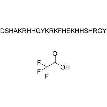 Histatin 5 (TFA) Chemical Structure