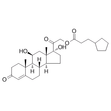 Hydrocortisone cypionate Chemical Structure