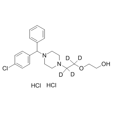 Hydroxyzine D4 dihydrochloride Chemical Structure