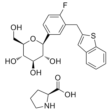 Ipragliflozin L-Proline Chemical Structure