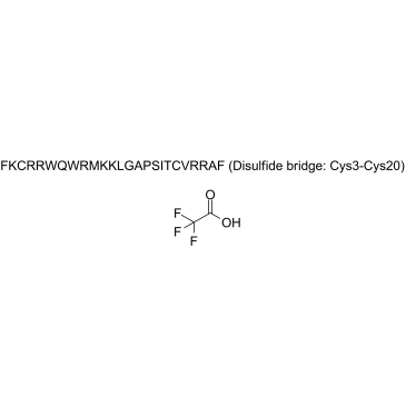 Lactoferrin (17-41) TFA Chemical Structure