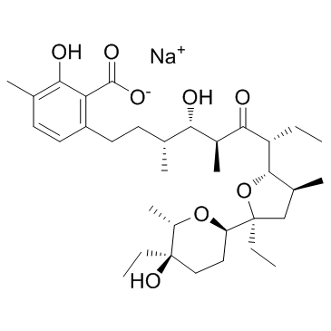 Lasalocid sodium Chemical Structure