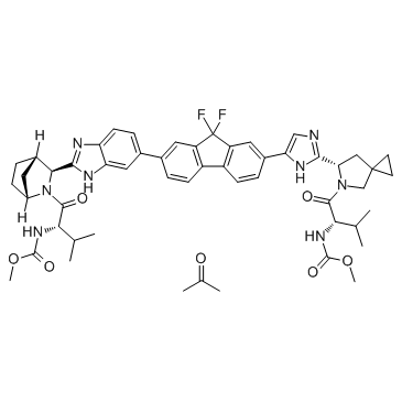 Ledipasvir acetone Chemical Structure