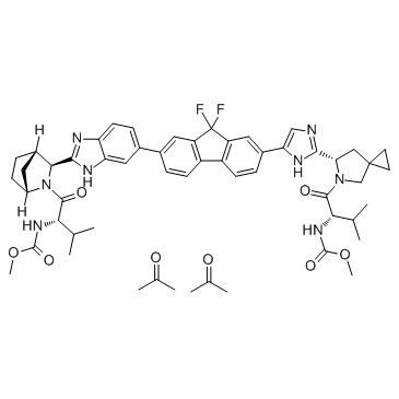 Ledipasvir diacetone Chemical Structure