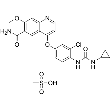 Lenvatinib mesylate Chemical Structure