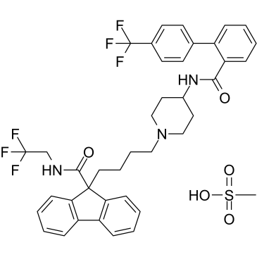 Lomitapide mesylate Chemical Structure