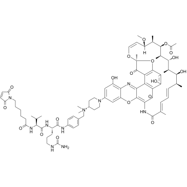 MC-Val-Cit-PAB-dimethylDNA31 Chemical Structure