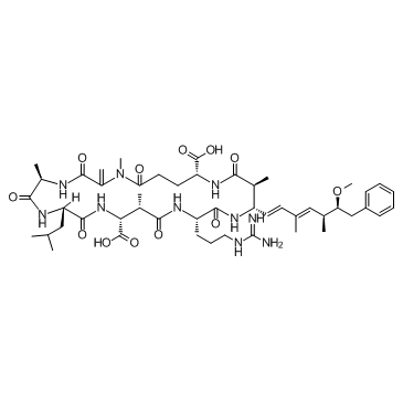 Microcystin-LR Chemical Structure