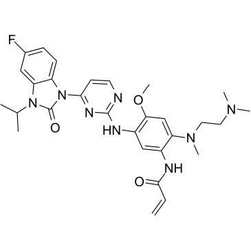 Mutated EGFR-IN-2 Chemical Structure