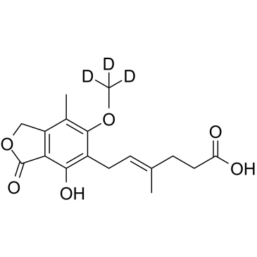 Mycophenolic acid D3 Chemical Structure