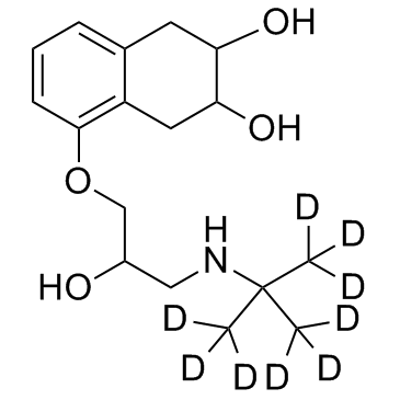 Nadolol D9 Chemical Structure