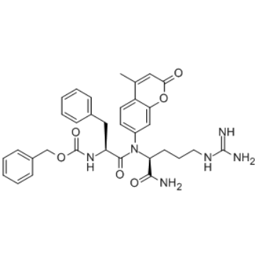 N-CBZ-Phe-Arg-AMC Chemical Structure