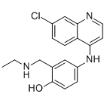 N-Desethyl amodiaquine Chemical Structure