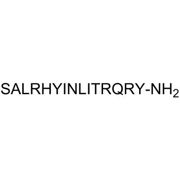 Neuropeptide Y 22-36 Chemical Structure