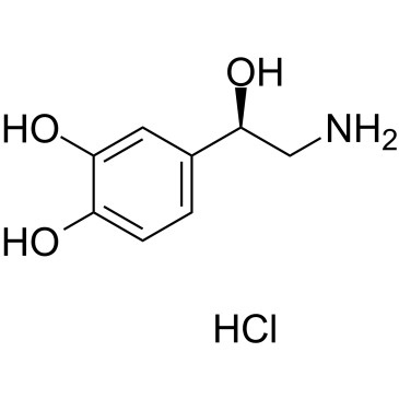 Norepinephrine hydrochloride Chemical Structure