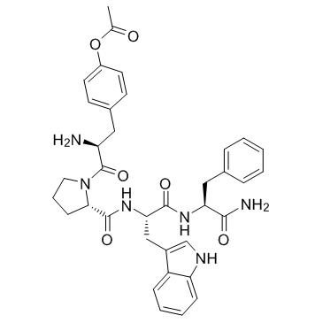 N-terminally acetylated Endomorphin-1 Chemical Structure