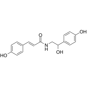 N-trans-p-coumaroyloctopamine Chemical Structure