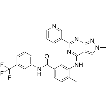 NVP-BHG712 isomer Chemical Structure