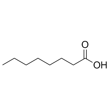 Octanoic acid Chemical Structure