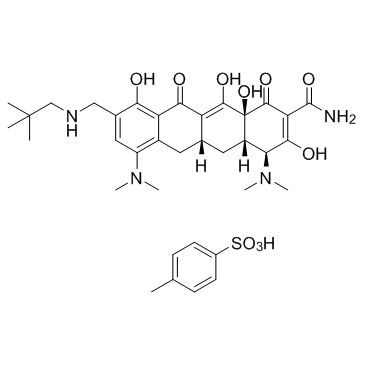 Omadacycline tosylate Chemical Structure