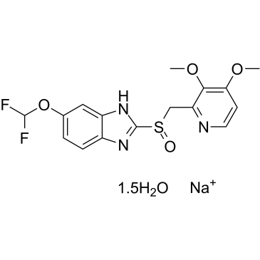 Pantoprazole sodium hydrate Chemical Structure