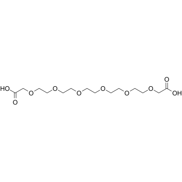 PEG6-(CH2CO2H)2 Chemical Structure
