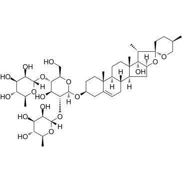 Pennogenin 3-O-beta-chacotrioside Chemical Structure