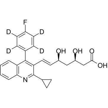 Pitavastatin D4 Chemical Structure