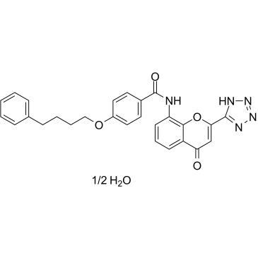 Pranlukast hemihydrate Chemical Structure